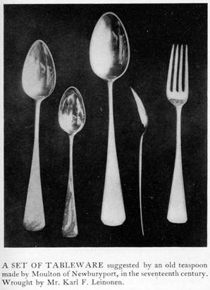 Leinonen flatware, from Handicraft, Volume I, 1902-1903