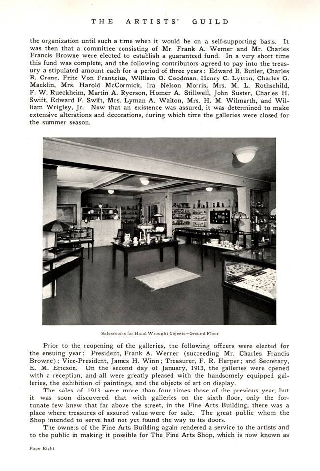 1917 history -- Artists' Guild in Chicago p. 2