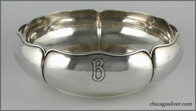 Kalo model 5811 bowl with applied monogram