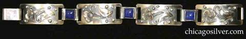 Laurence Foss bracelet with lapis