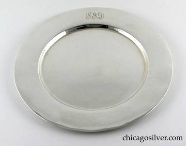 Clemens Friedell silver dinner plates