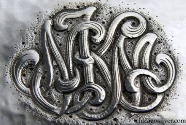 Clemens Friedell silver plate -- monogram