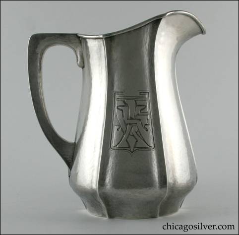 Julius Randahl fluted water pitcher