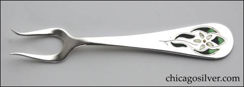 Margaret Rogers small enameled fork