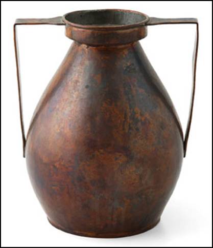 Falick Novick copper jug with handles