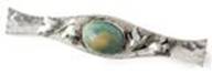 Art Silver Shop bar pin with stone
