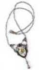 Kalo silver necklace with pearl

