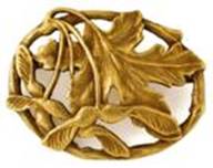 Potter gold brooch
