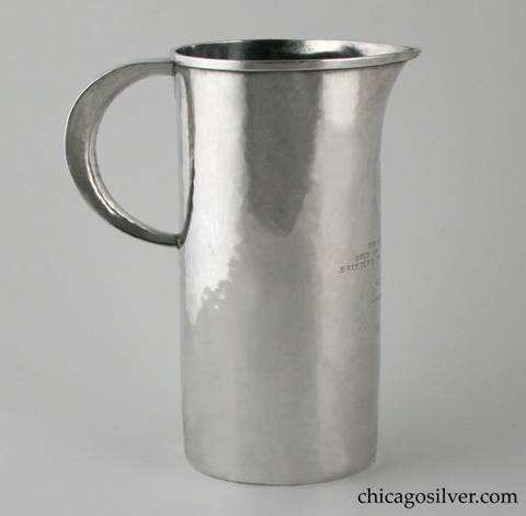 Robert R. Jarvie silver pitcher-form trophy