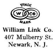 William Link Co. jewelry mark