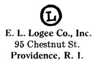 E. L. Logee Co. jewelry mark