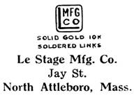Le Stage Mfg. Co. jewelry mark