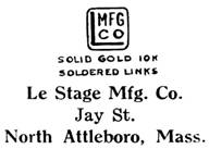 Le Stage Mfg. Co. jewelry mark