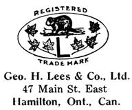 George H. Lees & Co. jewelry mark