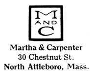 Martha & Carpenter jewelry mark