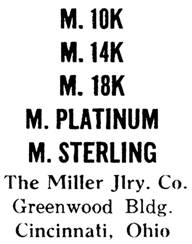 Miller Jewelry Co. jewelry mark