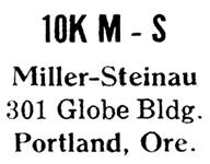 Miller-Steinau jewelry mark