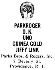 Parks Bros. & Rogers jewelry mark