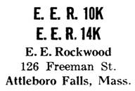E. E. Rockwood jewelry mark