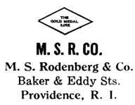 M. S. Rodenberg & Co. jewelry mark