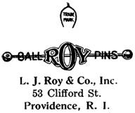 L. J. Roy & Co. jewelry mark
