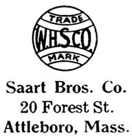 Saart Bros. jewelry mark