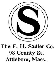 F. H. Sadler Co. jewelry mark