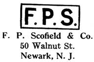 F. P. Scofield & Co. jewelry mark