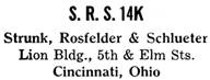 Strunk, Rosfelder & Schlueter jewelry mark