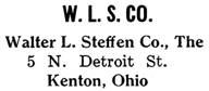 Walter L. Steffen Co. jewelry mark