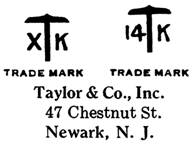 Taylor & Co. jewelry mark