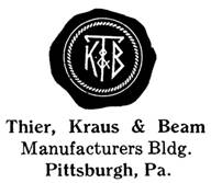 Thier, Kraus & Beam jewelry mark