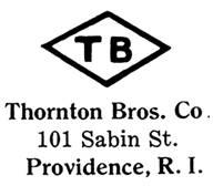 Thornton Bros. Co. jewelry mark