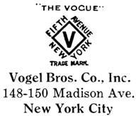 Vogel Bros. Co. jewelry mark