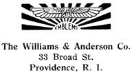 Williams & Anderson Co. jewelry mark