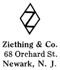Ziething & Co. jewelry mark
