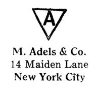 M. Adels & Co. jewelry mark