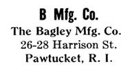 Bagley Mfg. Co. jewelry mark