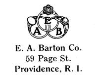 E. A. Barton Co. jewelry mark