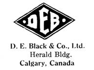 D. E. Black & Co. jewelry mark