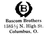 Bascom Brothers jewelry mark