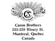 Caron Brothers jewelry mark