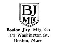 Boston Jewelry Mfg. Co. jewelry mark