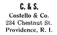 Costello & Co. jewelry mark