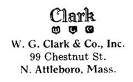 W. G. Clark & Co. jewelry mark