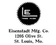 Eisenstadt Mfg. Co. jewelry mark