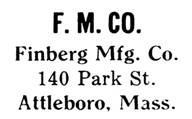 Finberg Mfg. Co. jewelry mark