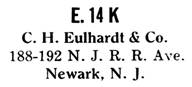 C. H. Eulhardt & Co. jewelry mark