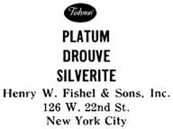 Henry W. Fishel & Sons jewelry mark