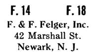 F. & F. Felger jewelry mark